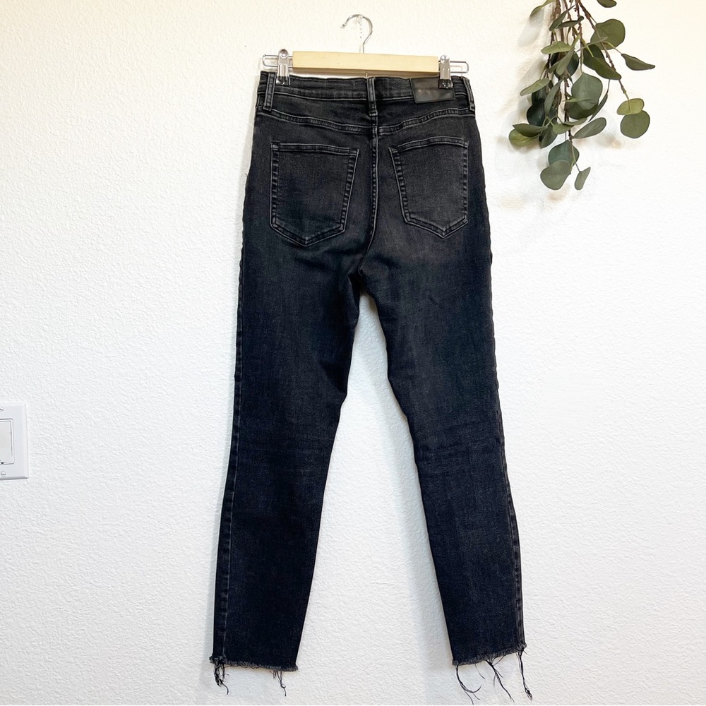 Everlane- High Rise Button Fly Washed Out Jeans - 28 - Picture 2 of 7